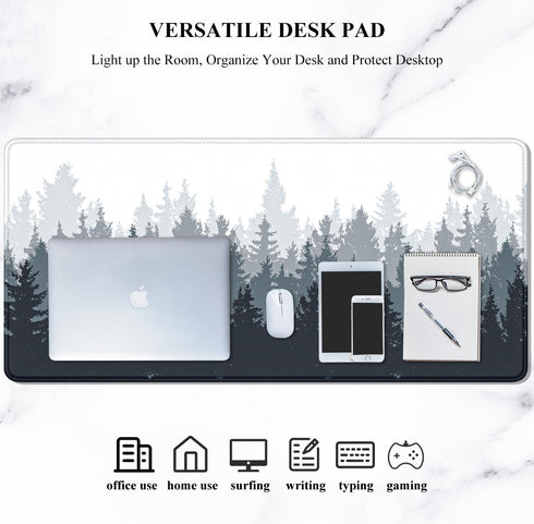 Large Mouse Pad, Desk Mat, Gaming Mouse Pad, XL XXL Mouse Pad for Desk, Desk Pad for Keyboard Mice, Desk Matt for Desktop, Extended Long Mousepad ...