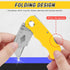 JETMORE 4 Pack Folding Utility Knife with Extra 10Pcs Blades, Box Cutters for Home, Office, Warehouse, Durable Razor Knife, Box Knife, Box Opener,...