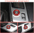 Gear Shift Knob Ring Cover Trim Compatible with Corvette C7 Stingray 2014-2019 Aluminum Alloy 1PCS Central Console Drive Mode Knob Ring Cover Trim...