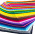 48pcs Felt Fabric Sheet Assorted Color Felt Pack DIY Craft Squares Nonwoven (25cm * 25cm)...