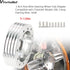 1'' Steering Wheel Hub Adapter Conversion Spacer,6 Hole to 3 Hole Steering Wheel Adapter Boss Kit(Silver)...