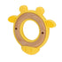Nuby Natural Wood Teether with Soft Silicone, Minimalist Design Easy to Clean, Giraffe Yellow...