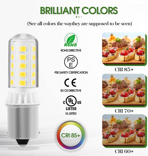 LOW Voltage 12-24V AC/DC 4W BA15S S8 SC Bayonet Single Contact Base 1156 1141 LED Light Bulb for Outdoor Landscape Lighting Path Deck Lights RV Li...