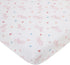 Disney Minnie Mouse White, Light Blue, and Peach with Daisy Duck Super Soft Nursery Fitted Crib Sheet...