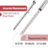 UNCO- Pencil Tire Pressure Gauge, 4 Pack, Tire Gauges for Tire Pressure, Tire Gauge, Air Pressure Gauge for Tires, Air Gauge Tire Pressure, Car Ti...