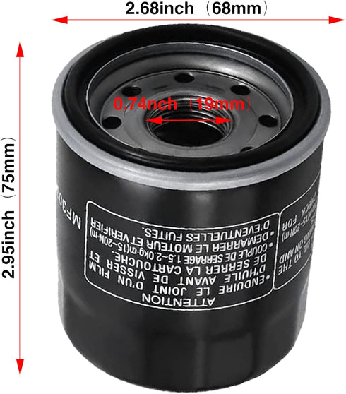 LIYYOO 1UY-14451-00-00 Air Filter Oil Filter Spark Plug Kit, Compatible with Yamaha Grizzly 660 YFM660 4x4 2002-2008 YFM660 Air Filter...