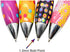 24PCS Mini Bowling Ball Pens Big Fat Pens For Tremor Parkinson Arthritis Hands Short Heavy Pen Ballpoint Pen For Parkinson School Office Party Act...