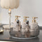 Rotating Makeup Organizer for Vanity, Spinning Cosmetics Storage for Bathroom Countertop, Skincare Holder Rack for Facial Cream, Perfume, Lotion, ...