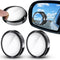 4 Pieces Blind Spot Mirrors Car Rear View Mirrors Wide View Angle Mirror Round HD Glass Convex Mirror Adjustable with Frame for Cars SUV Trucks Mi...