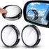 4 Pieces Blind Spot Mirrors Car Rear View Mirrors Wide View Angle Mirror Round HD Glass Convex Mirror Adjustable with Frame for Cars SUV Trucks Mi...