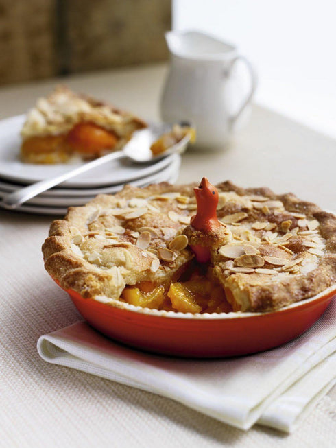 Le Creuset Stoneware Pie Bird, 3.25", Cerise...