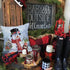 Outdoor Waterproof Christmas Snowman Winter Throw Pillow Cover 20x20 Inch Double Sided Birds Mistletoe Holly Fir Snow Holiday Xmas Home Decor Pill...
