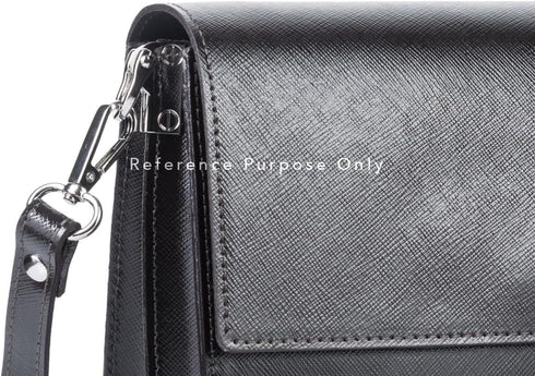 CRAFTMEMORE 10 Sets Silver Snap Hooks Lobster Clasp Swivel Push Gate Fashion Clips with D Rings Craft FSD1 (1 Inch)...