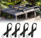 SUNPPIE Shovel Holder Shovel Mount for Roof Rack Axe Mount Hold Rifle Bow and Equipment with 0.86inch to 2 inch in Diameter for UTV ATV Offroad SU...