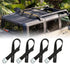 SUNPPIE Shovel Holder Shovel Mount for Roof Rack Axe Mount Hold Rifle Bow and Equipment with 0.86inch to 2 inch in Diameter for UTV ATV Offroad SU...