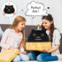 Black Cat Plush, 13.7" Cat Stuffed Animal, Soft Cute Cat Plushie, 3D Cat Shape Design Pillow for Boys Girls, Sofa Bedroom (Birthday Cat)...