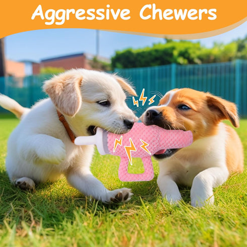 Palksky Cute Pink Tumbler with Handle Dog Toys for Stanley Cup,Upgrade Interactive Dog Toys for Aggressive Chewers,Funny Girl Dog Stuff Toy, Plush...