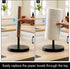 KES Matte Black Paper Towel Holder Countertop, Kitchen Paper Roll Holder Stand with Weighted Base Heavy for Standard or Gaint Rolls SUS304 Stainle...