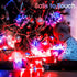 SANJICHA Red White and Blue Lights, 100 LED 33FT 4th of July Decorations Lights, 8 Modes Clear Wire Waterproof Patriotic Light for Independence Da...