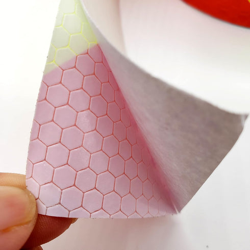 Max Brite Reflective Tape, 30 Feet x 2 Inch Honeycomb Reflector Tape, Safety Reflective Tape for Trailers, Trucks, Equipment, Yellow and Red Refle...