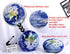 3 Piece Set Kids Space Planet Throw Pillow Covers Solar System Universe Planet Image Decorative Cushion Cover Round Accent Pillow Case 15X15Inch...