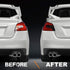 NDRUSH Blackout Taillight Vinyl Tint Film, Precut Overlays,Tail Light Wrap Cover Compatible with 2015-2020 Subaru WRX/STI...