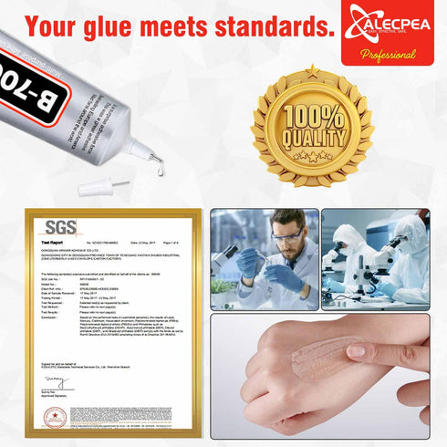 B-7000 Craft Glue for Jewelry Making - 25ml/0.84oz (2 Pack) - Multi-Function B-7000 Super Adhesive Glues Liquid Fusion Glue for Rhinestones Crafts...