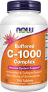NOW Supplements, Vitamin C-1000 Complex with 250 mg of Bioflavonoids, Buffered, Antioxidant Protection*, 180 Tablets...