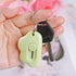 6 Pcs Mini Retractable Utility Knife Cloud Pocket Box Cutters Plastic Letter Opener Slide Open with Keychain Hole for Box Letter Envelope, Cloud S...