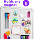Magnetic Small White Board Dry Erase 11’’x14’’ - Mini Dry Erase Board Magnetic with 6 Markers, Personal Whiteboard Magnetic for Refrigerator Wall,...