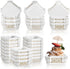 300 Pcs Square Cupcake Liners 2.36 Inches Square Baking Cups Brownie Cupcake Cups Square Paper Patterned Cupcake Wrappers for Wedding Baby Shower ...