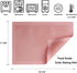Perforated Baking Mats, 2 PCS Pink Eclair Silicone Mat for Half Sheet, Non-Stick Reusable Oven Liners for Making Bread/Pizza/Pastry/Cookie 11 5/8"...