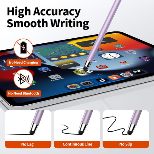 10 PCS Stylus,Stylus Pen for Touchscreen,2-in-1 Stylus Pen for iPad, High Sensitivity & Precision Suitable for All Touch Screens of iPhone/ipad/An...