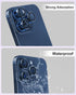 for iPhone 15 Pro/iPhone 15 Pro Max Camera Lens Protector, Metal Ring Plus 9H Tempered Glass Screen Protection Case Friendly Camera Cover for iPho...