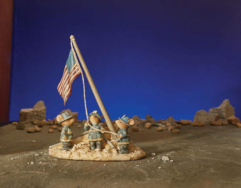 Enesco Tails with Heart Remembering 9/11 Figurine, 6.93 Inch, Multicolor...