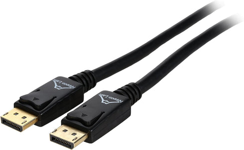 Nippon Labs DP-6-BR2 6 Feet Black DisplayPort Male to Male w/Gold Plated 28 AWG DisplayPort V1.2 High Bit-Rate 2 Cable M-M...