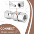 3/8” Quick Connect Fittings, Pressure Washer Swivel Fitting, Power Washer Swivel Connector, 3/8” NPT Female Quick Connect Kit, Stainless Steel...