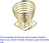 3 Pack Air Plant Holders - Metal Planter Stand Air Plants Flower Pot Rack Apply to Home Weddings Decor(Gold, 1.7" x 1.7 x 2)...