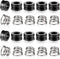 Hotop 20 Pieces RP4993 Replacement Seats and Springs 10 Sets RP4993 Faucet Repair Seat Spring Kit Faucet Repair Kit Faucet Stem Assembly Repair Ki...