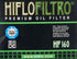 HiFloFiltro HF160 Black Standard Premium Oil Filter, Single...