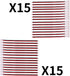 15Pairs jst Connector Kit 2.54mm 2 Pin 10cm Silicone Wire Cables Balance Plug Lead Socket Male and Female Connector for Bluetooth Headset Toys......