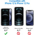 JETech Screen Protector for iPhone 12/12 Pro 6.1-Inch, Tempered Glass Film, 3-Pack......