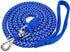 Reflective Dog Leash 2ft 3ft 4ft 6ft 10ft, Heavy Duty Dog Leash Nylon Braided Strong Rope Dog Lead for Small Medium Large Dogs Walking Leash (Blue...