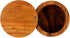 Kaizen Casa Acacia Wood Salt or Spice Box with Swivel Cover perfect for keeping table salt, gourmet salts, herbs or favorite seasonings, close at ...