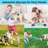Dog Rope Toys, 3 Knots Chew Rope Toy for Medium and Small Dogs, Natural Cotton Dog Pull Rope for Tug of War and Teeth Cleaning (Blue)...
