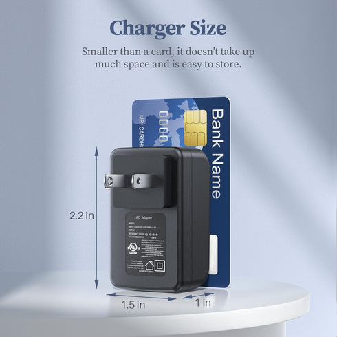 Charger for Shark WS632 WS631 WS630 WS620 AC Power Adapter for WS632BLBRN WS632GDBRN WS632GNBRN WS632PKBRN WS632PLBRN WANDVAC System Pet Pro Cordl...
