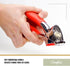 Trudeau Garlic Press - Effortless Garlic Crusher with Built-In Cleaning Aid, Large Garlic Chamber, Comfortable Ergonomic Handle, BPA-Free & Dishwa...