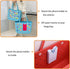 Phone Holder for Bogg Bag, 24 PCS Flower Charms Accessories Inserts Fits for Simple Modern Bag & XL/Original Bogg Bag, Plastic Cell Phone Case Hol...