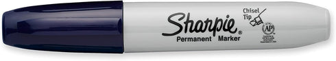 SHARPIE Permanent Markers, Broad, Chisel Tip, Single, Navy (1927300)...