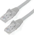 StarTech.com 6ft CAT6 Ethernet Cable - Gray CAT 6 Gigabit Ethernet Wire -650MHz 100W PoE++ RJ45 UTP Category 6 Network/Patch Cord Snagless w/Strai...